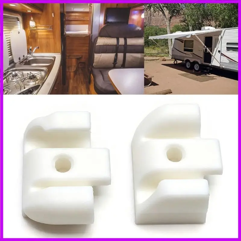 2pcs RV Piping Trim Strip End Caps for Tabbert Caravans Accessories RV Pipe Decorative Strips Replacement End Caps view 2