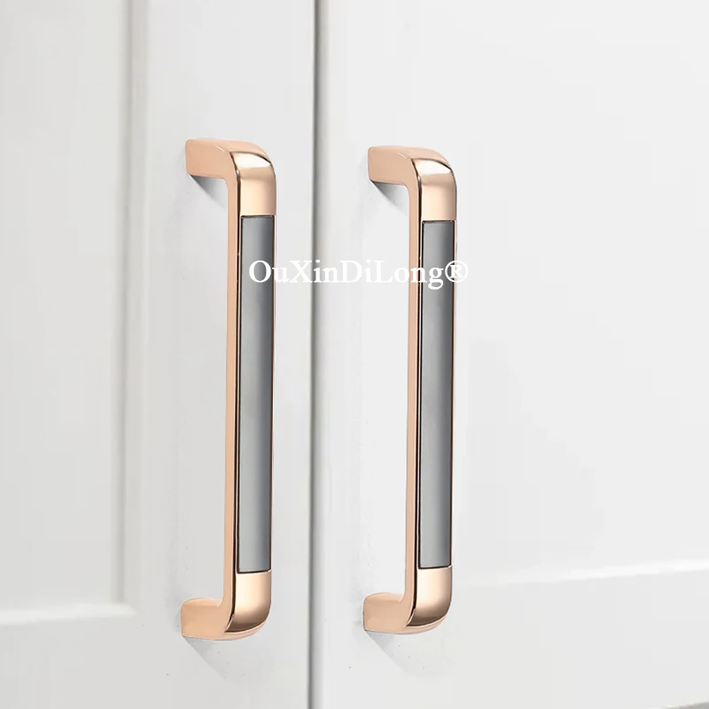 جديد 4 قطعة سبائك الزنك الصلبة مقابض لقطع الأثاث الأوروبي درج يسحب خزانة خزانة المطبخ حذاء التلفزيون خزانة مشروبات تسحب المقابض #6