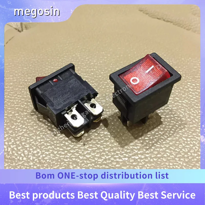 1~5PCS/LOT  Boat-shaped switch toggle switch RL3-4T125/55 LCD TV power switch 10A
