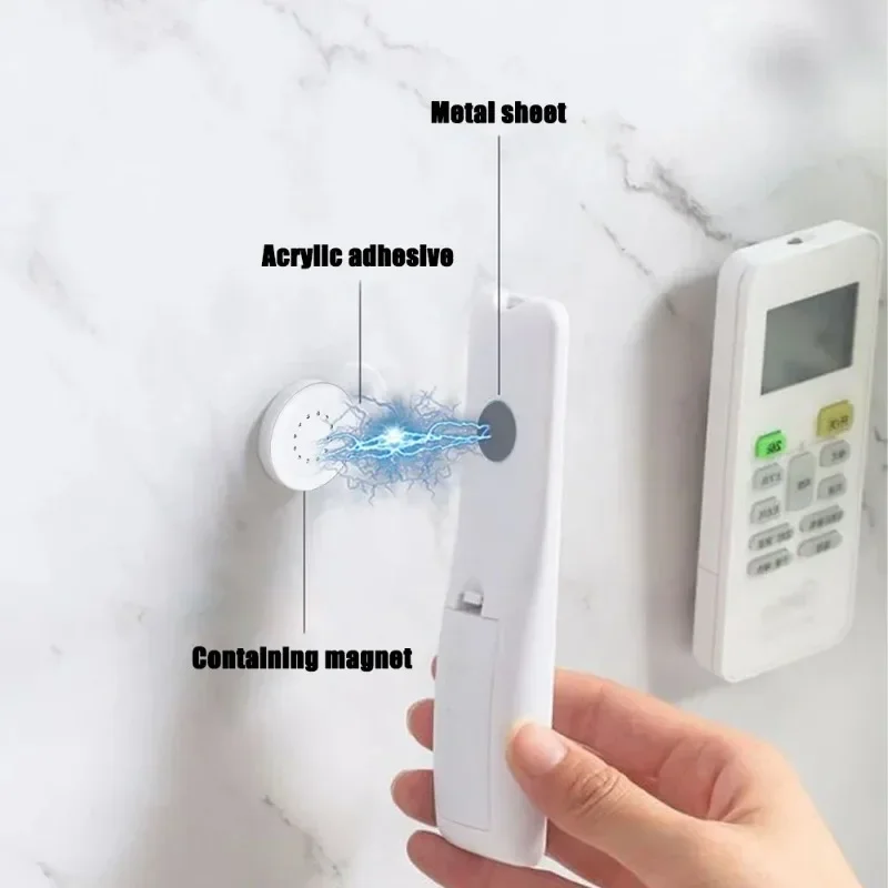 Magnetic Hook Extras Stark Magnet No Need to Punch Holes Wall Mount Television Strong Paste Air Conditioner Remote Control Ring