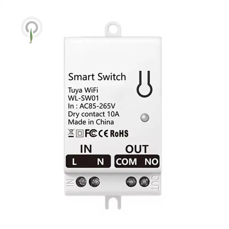 AEE9-Tuya スマート Wifi ドライコンタクトスイッチモジュール 10A ホームユニバーサル DIY ブレーカーリレーはスマートライフ Alexa と連携