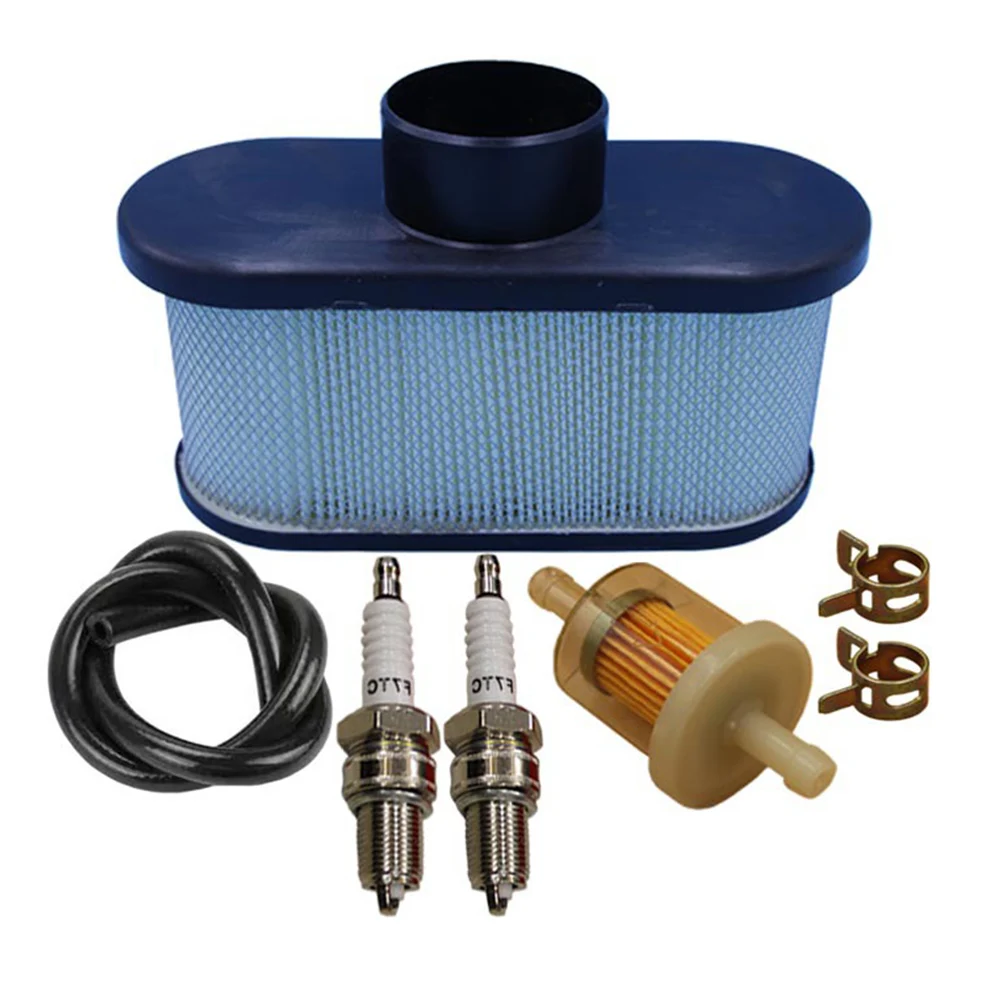 

FR691V Tune Up Kit for Kawasaki For Lawn Mower Engines Air Filter Oil Filter Fuel Filter 2 Spark Fuel Line Clamps Set