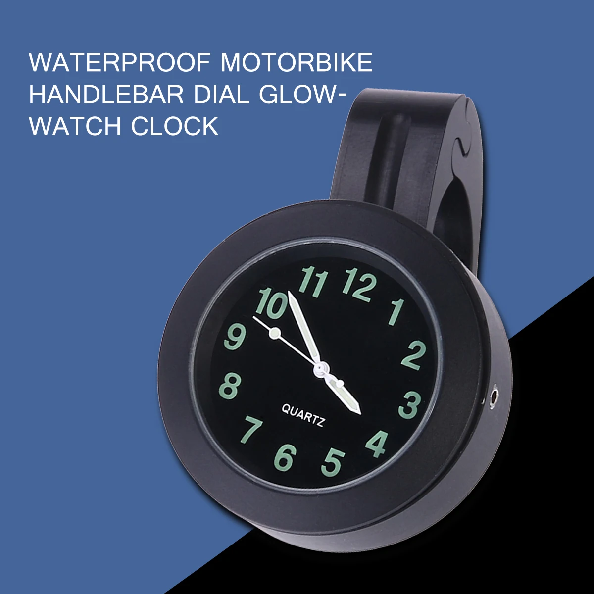 

7 /8 Motorcycle Clock Dial Handlebar Waterproof Motorbike Glow-Watch Prince Car