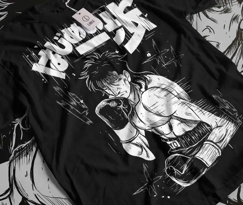 

Manga Tshirt, Sport 90s Anime Lovers, Boxing GYM Anime Tshirt, Otaku Ropa, Graphic Anime Unisex Shirt