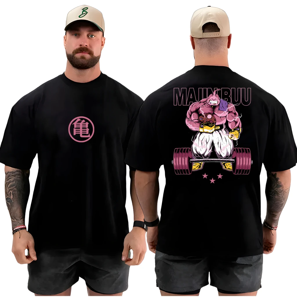 T-shirt estiva con stampa retrò Dragon Ball Uomo Donna Sport casual Allentato Comodo puro cotone Oversize Manica corta Animazione