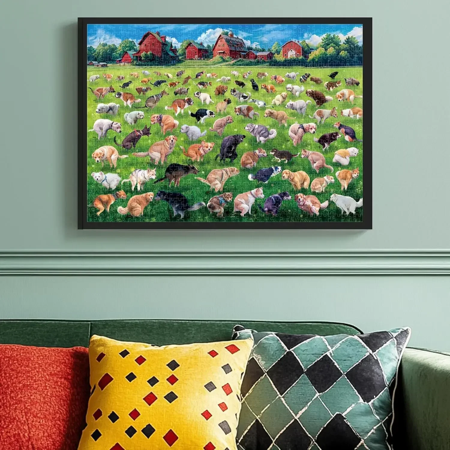 Puzzle pour adultes, 1000/500/300/120 pièces, paysage, cadeau d'anniversaire, salle de jeux, décor de Club, jouet de divertissement