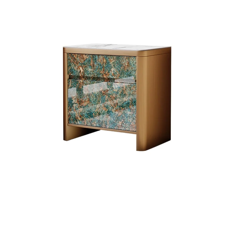 LMM Italian bedside table light luxury high-end home bedroom locker