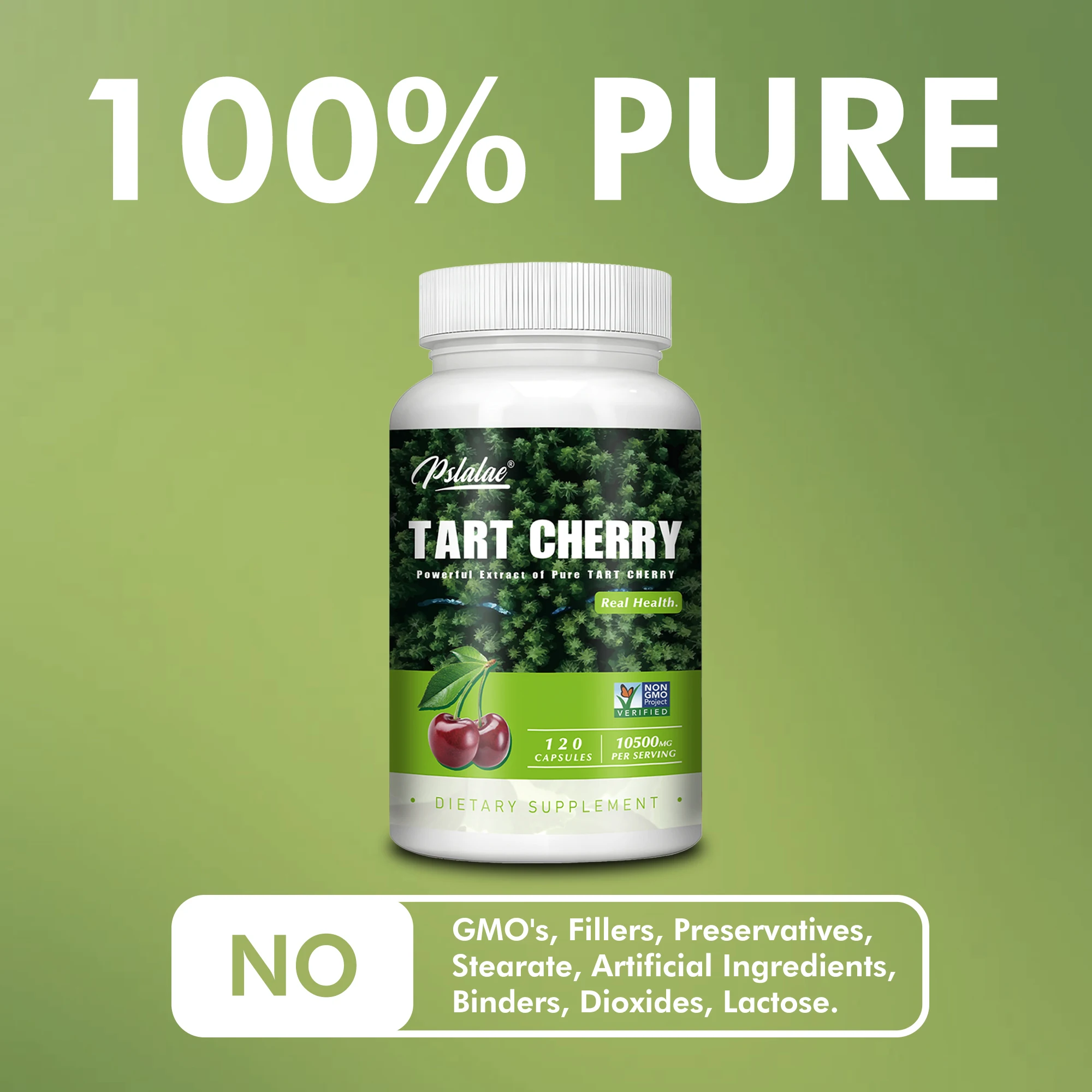 Tart Cherry Capsules - Uric Acid Cleanse, Joint Support & Muscle Recovery, Improve Sleep Quality, Antioxidants