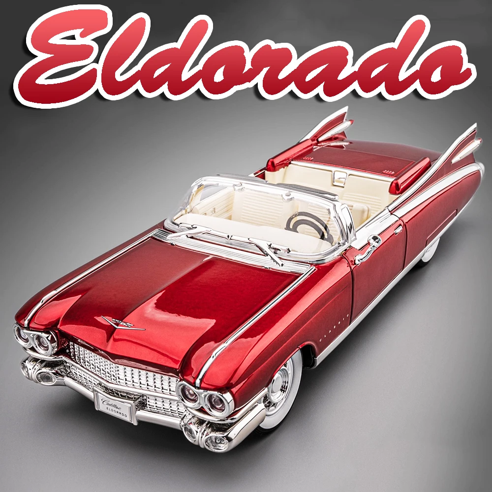 Scala 1:24 Eldorado 720S Modello di auto sportive giocattolo Pressofuso in lega Suono Luce Porte aperte Tirare indietro Ornamento Veicolo per i regali dei ragazzi