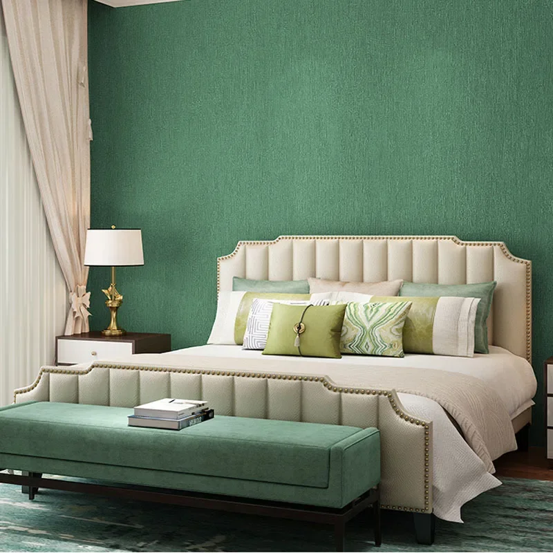 Nordic White Frosted Wallpaper Solid Color and Plain Gray Modern Minimalist Living Room Bedroom PVC Waterproof Wall Hangings