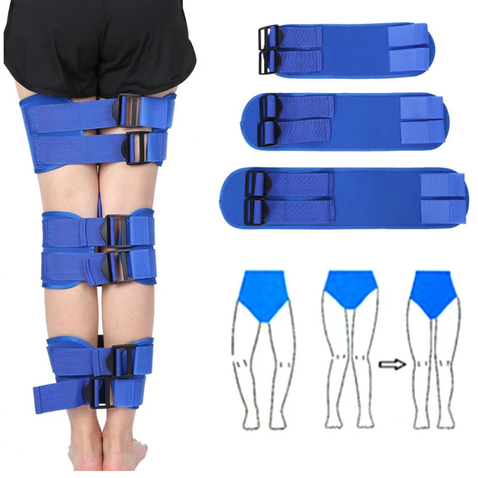 Posture Corrector 3Pcs/Set O/X Legs Correction Braces Bandage Knock knee Bowlegs Orthotic Straightening Thigh Knee Pads Support