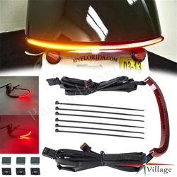 For Harley Softail Fat Bob FXFBS 114 FXFB 107 2018-2021 LED Rear Fender Taillight W/ Turn Signal Assembly Brake Running Light