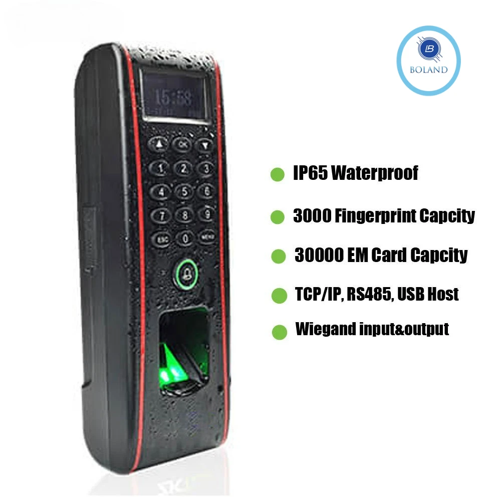IP65 مقاوم للماء TF1700 التحكم في بصمات الأصابع التحكم في الوصول RS485 TCP/IP USB قارئ بصمات الأصابع البيومترية 125 كيلو هرتز قارئ بطاقات التعريف بالإشارات الراديوية