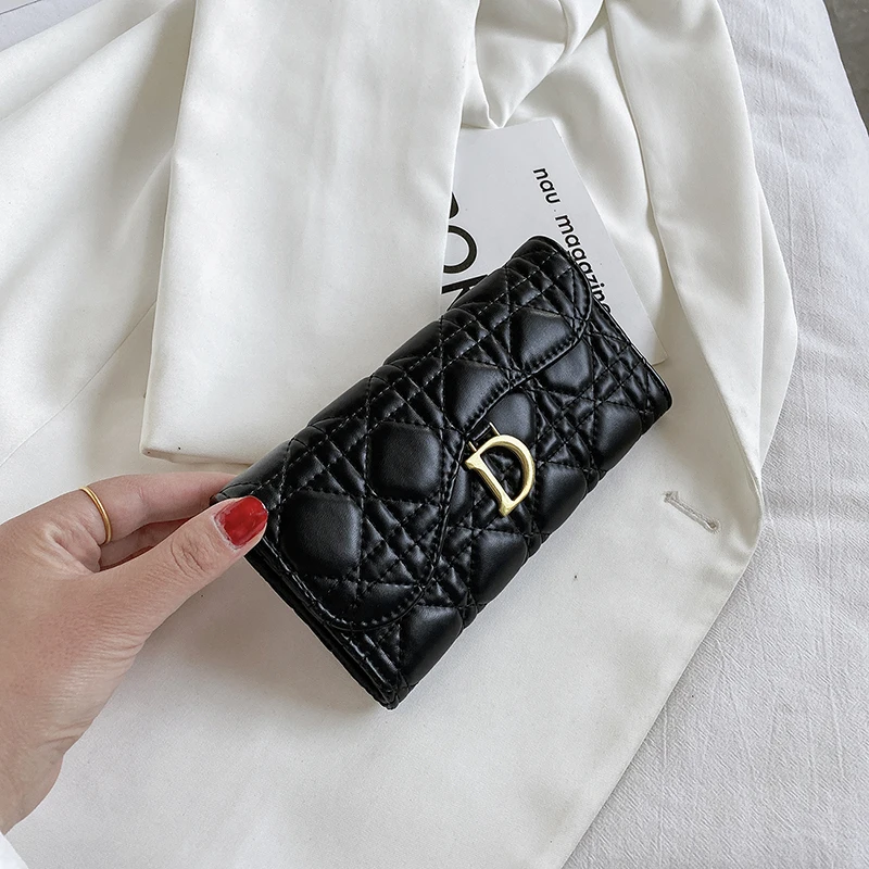 

Fashion Women's Wallet, High-Capacity Card Holder with Light Luxury Brand, Easy to Carry and Durable