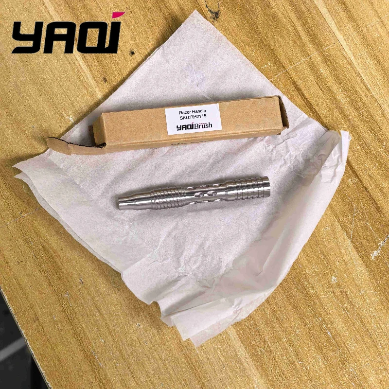 

Флеш-распродажа! Профессиональная мужская безопасная бритва Yaqi из нержавеющей стали 316, вес рукоятки около 57 г.