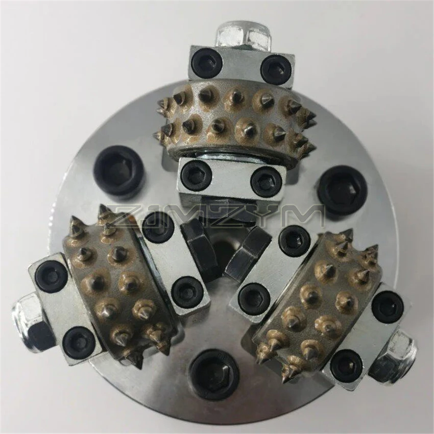 Electric Chisel Machine Alloy Flower Hammer Head 125MM Alloy Grinding Disc Chisel Polishing Disc Chiseling Grinding Disc M14