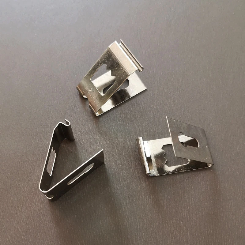 20Pcs Photo Frame Clips Fasteners Hooks Metal Spring Turn Clip Hanger Painting Mirror Hanger image 2