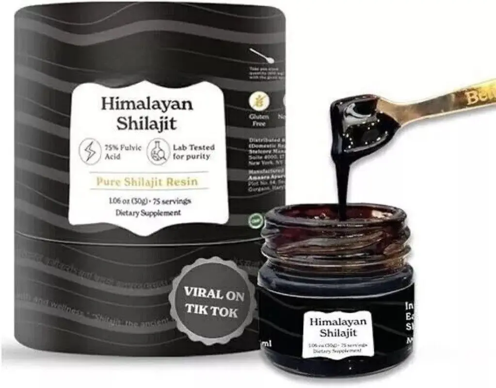 

Shilajit,Soft Resin,Organic,Extremely Potent,Fulvic Acid 30g