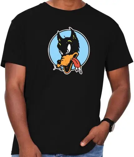 

Футболка Lone Wolf в стиле ретро, черная GT099