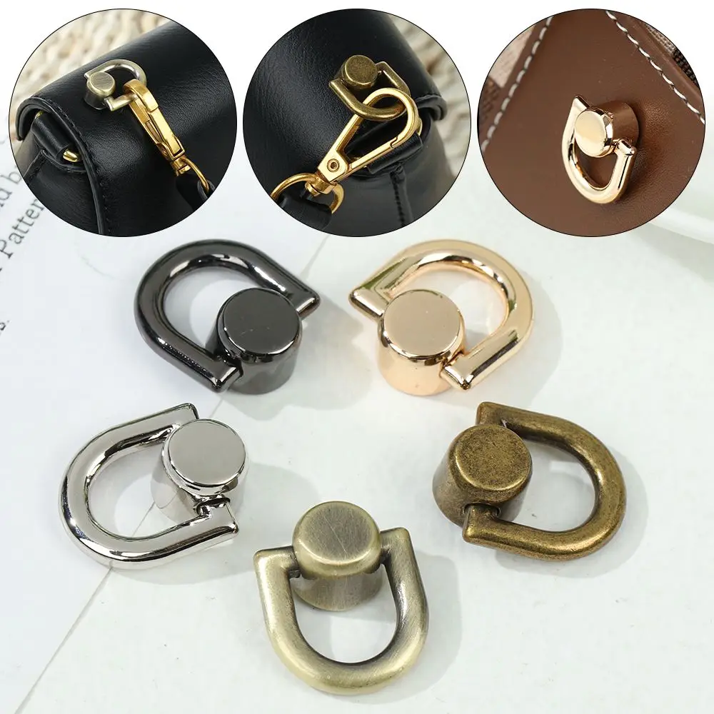 1pc Metal Bag Rivet Nail Buckle Studs Button Handbag Belt Hanger Leather Craft Luggage Bag Buckle Tong Snap Hardware Accessorie