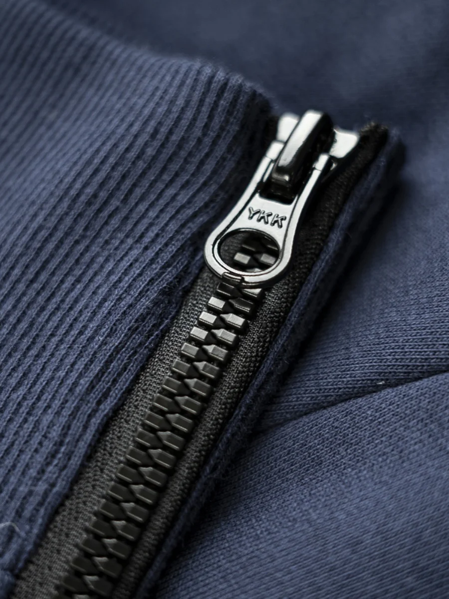 

AK Menswear Store Men's Casual Sports Pants Spring 2024 New YKK Zipper Decorative Faion Urban Long Pants Straight Leg