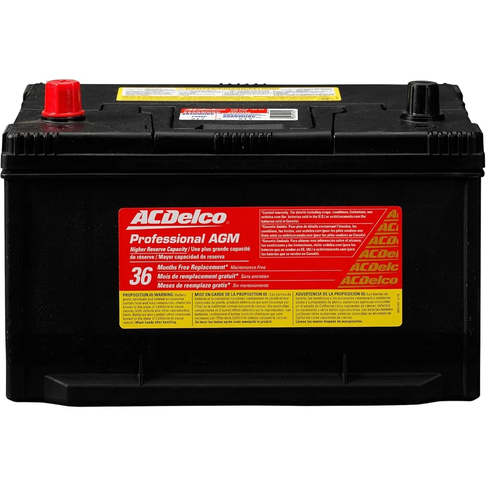 

Gold 65AGMHRC (88866160) 36 Month Warranty High Reserve AGM BCI Group 65 Battery