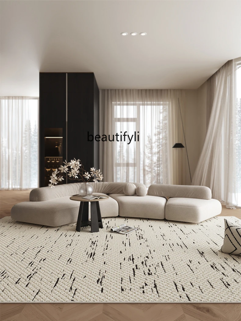 High-end carpet living room minimalist wind waterproof and anti-fouling sofa bedroom light luxury advanced