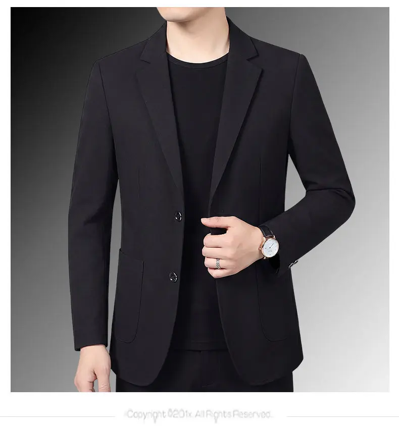 30% Leinen-Blazer - Stilvoller Business-Anzug für Herren im Britischen Gentleman-Stil, Trendiger Atmungsaktiver und Vielseitiger Casual-Blazer – Detail 11