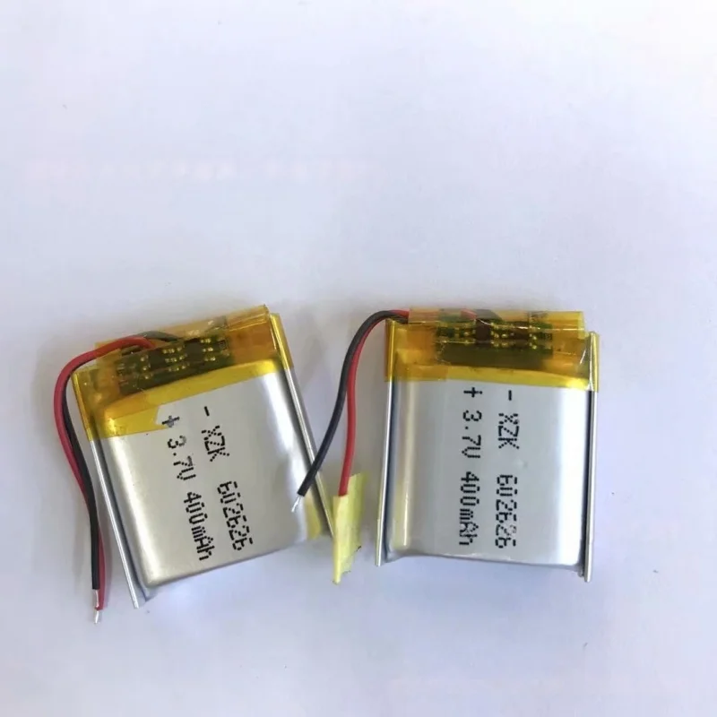 602626 350mAh 3.7V for Smart Speaker Beauty Instrument Environmental Friendly Polymer Lithium Battery for Medical Products