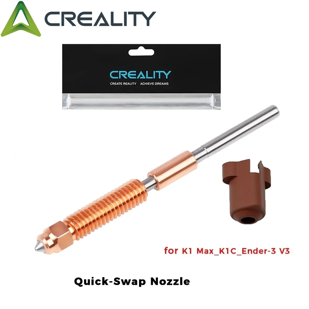 Creality Quick-Swap Nozzle 0.4mm 1pcs for K1 Max K1C Ender-3 V3 Hardened Steel Nozzle Upgraded High-Speed Printing