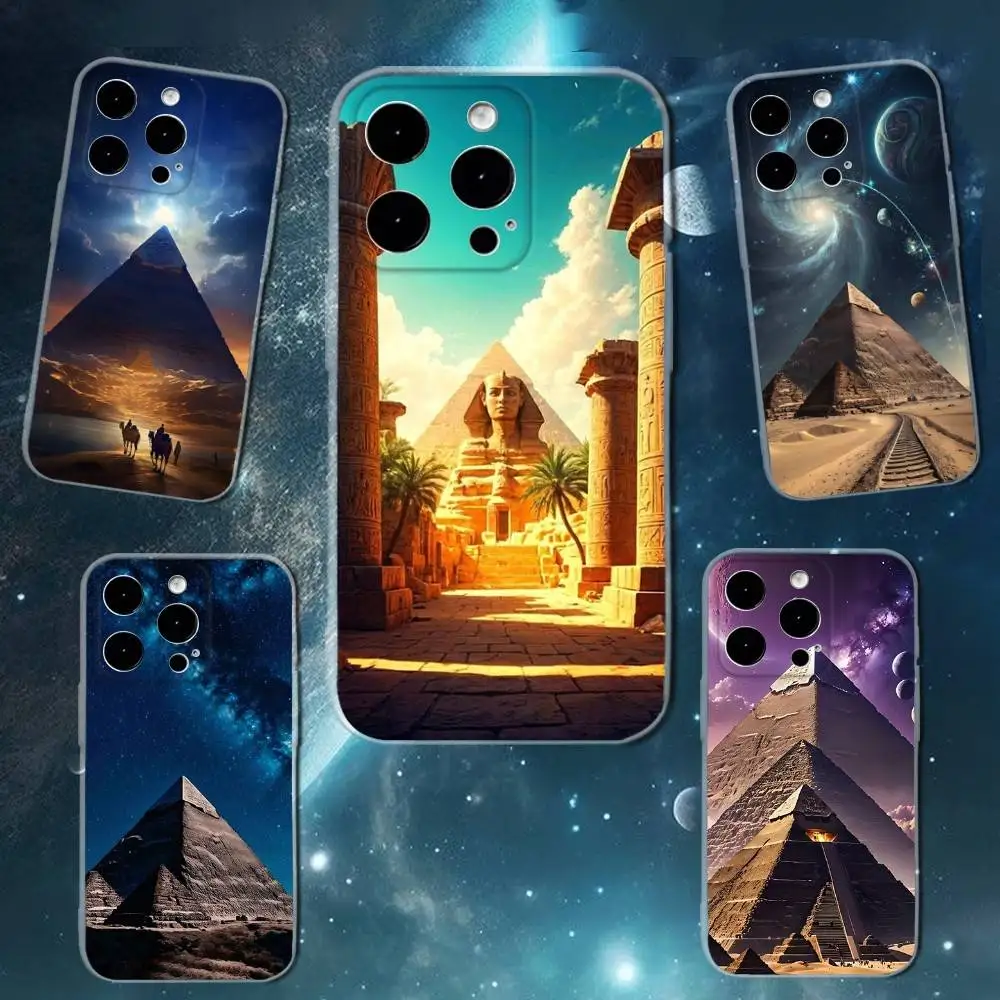 

Art A- Ancient E-Egypt Phone Case For iPhone 16,15,14,13,12,11 Plus,Pro,Max,XR,XS,X,7,8 SE,Mini Transparent Silicone Soft