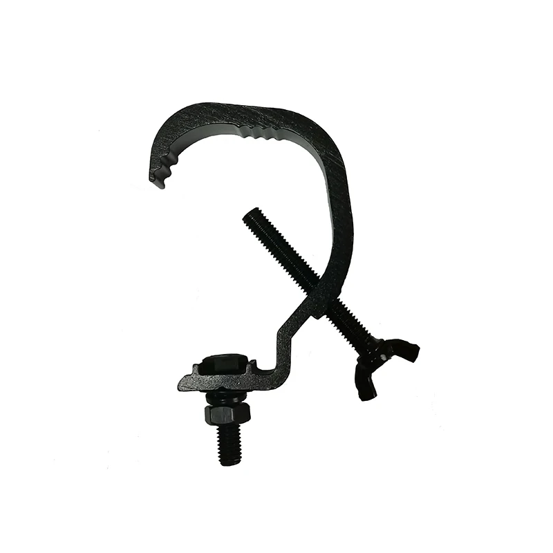 10 teile/los aluminium lichter haken led par haken profession elle bühnen ausrüstung led bühnen licht binder dj club licht hängen haken