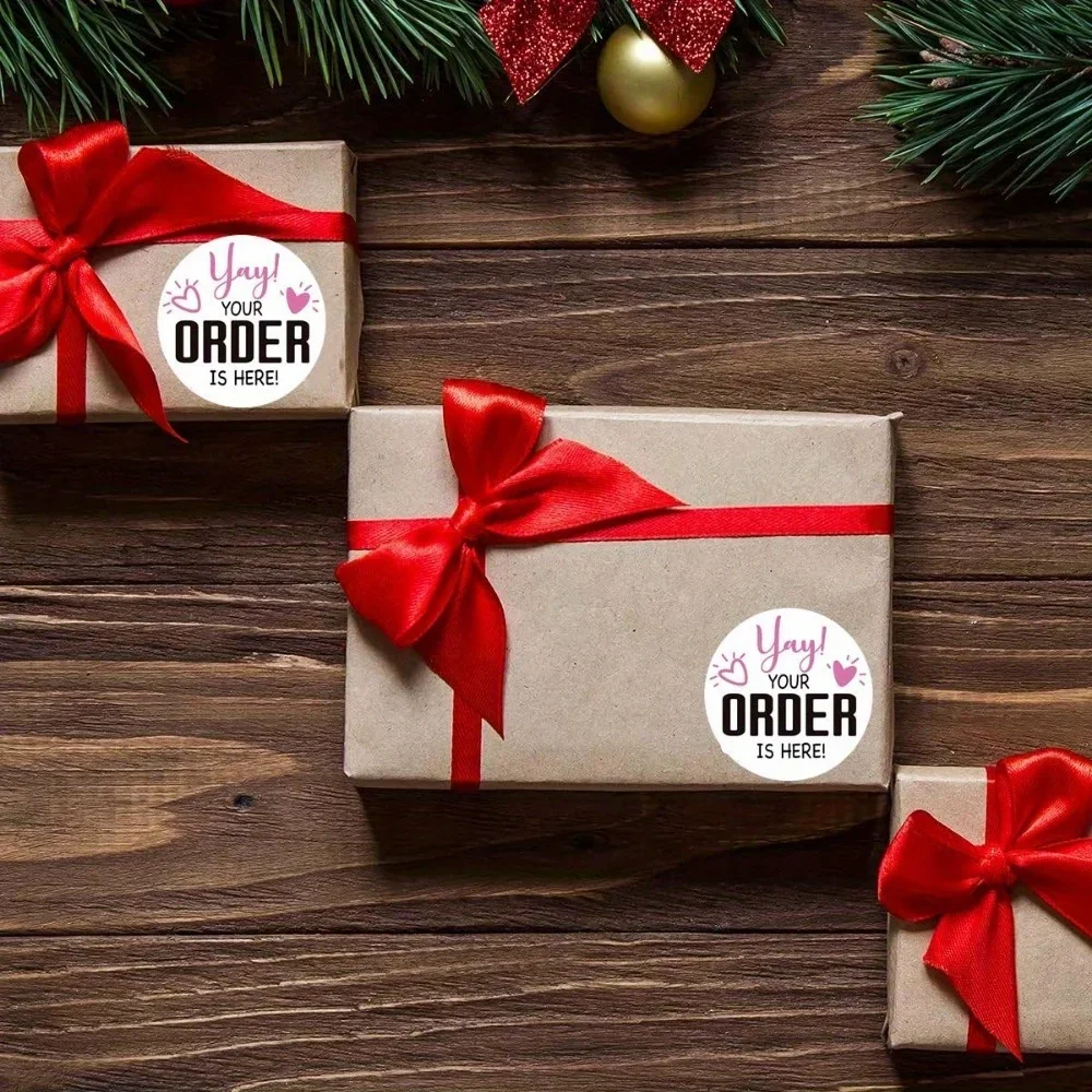 120pcs Stickers - Your Order Has Arrived Thank You & Small Business Branding - Multipurpose Envelope Seals Mail Packaging Labels view 4