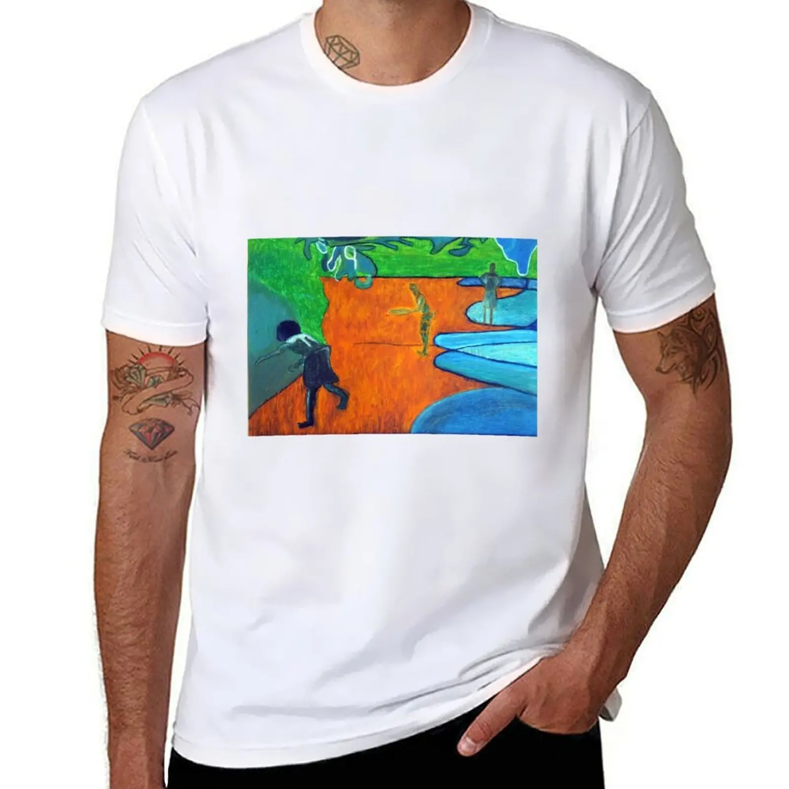 

peter doig T-Shirt anime t shirts oversize anime t shirts for man T-Shirt