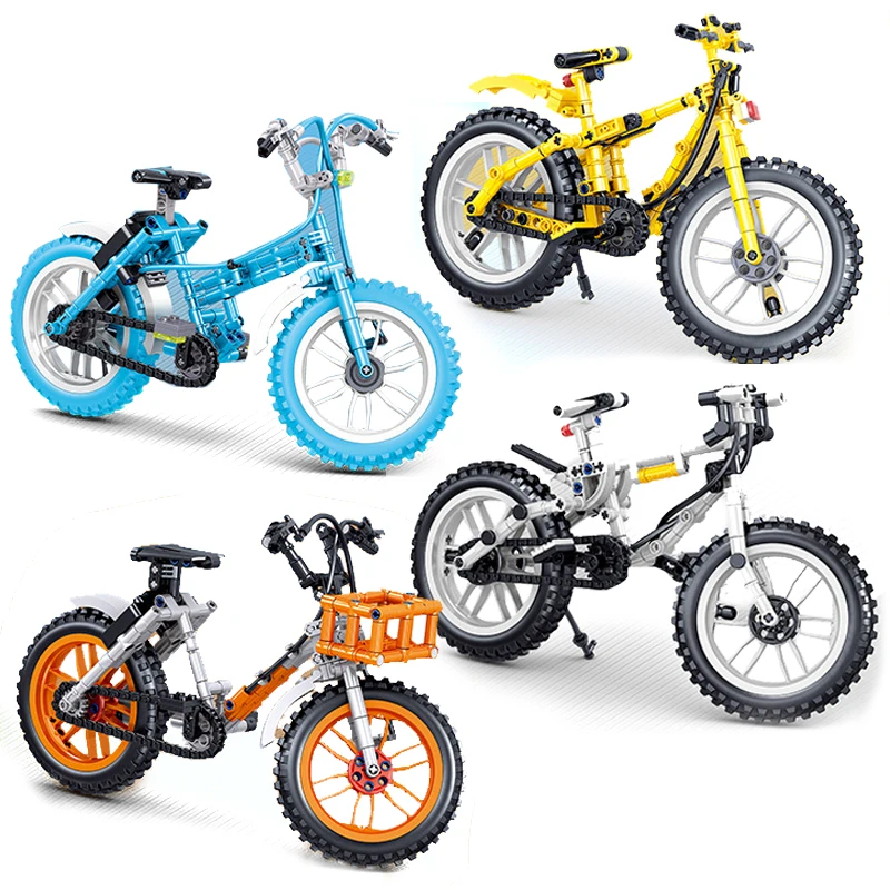 

Technique Bike Building Model Blocks Speed Champions Racer Sets Bricks Moc Kits Kid Toy City Vehicles Mountain Cycling Bicycle