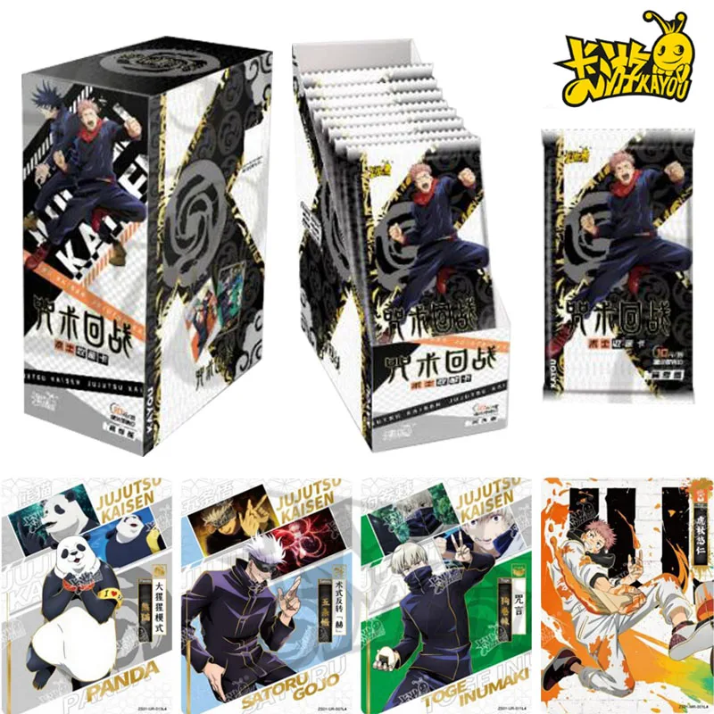 Original Jujutsu Kaisen Card Booster Box Anime Characters Skill SSR Cards Collection Playing Game Board Toys For Children Gift