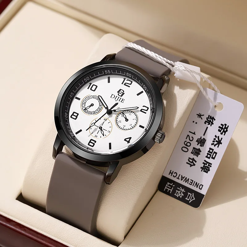 2026New watch for men and women, suitable for middle and high school students, Korean style, simple and casual, couple's watch,
