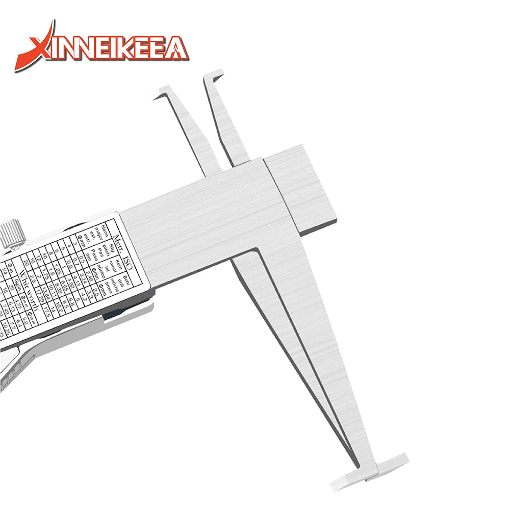 Pied à coulisse en acier inoxydable à double rainure intérieure, affichage numérique, outils de mesure de haute précision, outils de mesure non