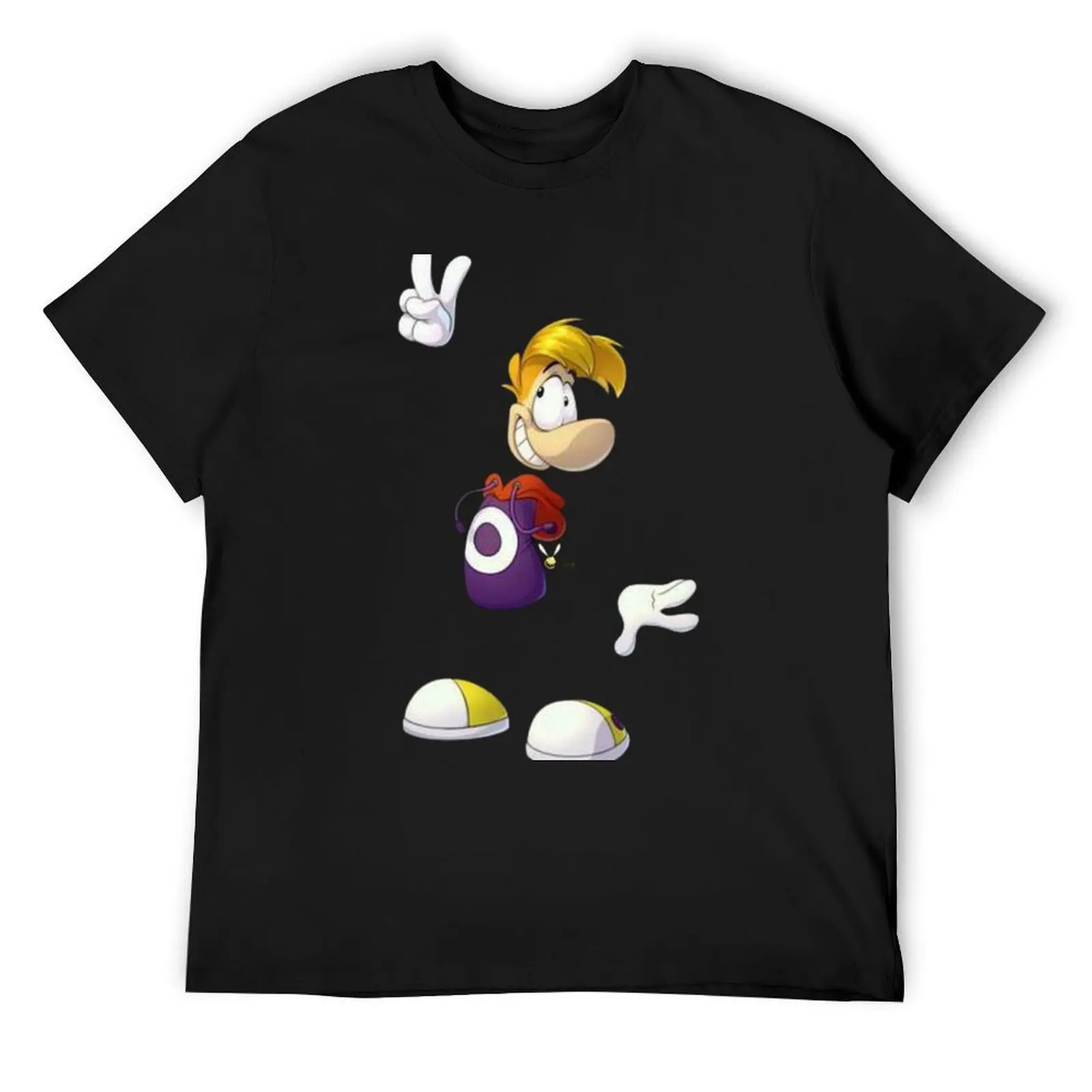 

Rayman T-Shirt hippie clothes summer clothes graphics kawaii clothes mens cotton t shirts
