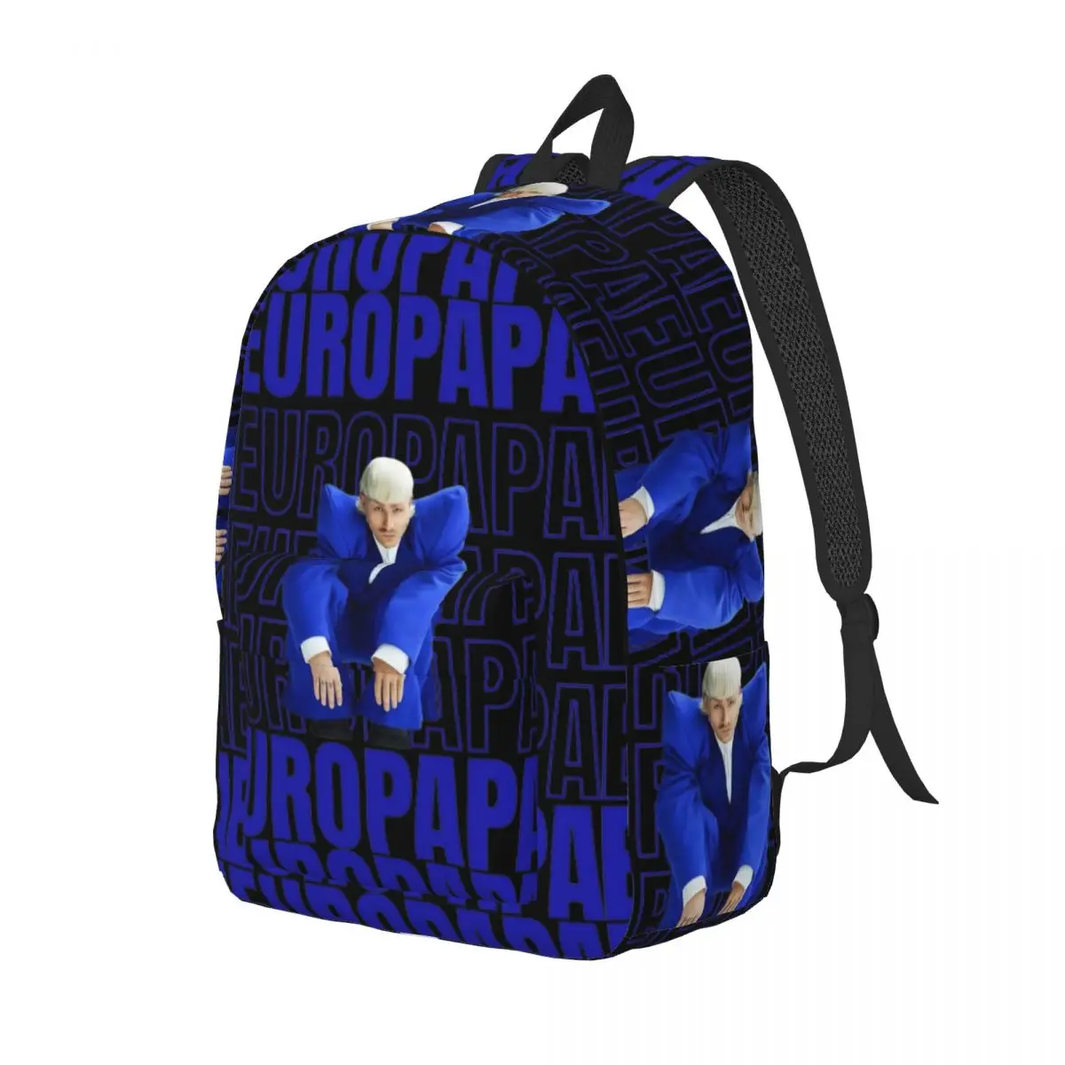 Eurovisions 2024 Joost Klein Europapa Backpack Girl Soft Backpacks Polyester Leisure High School Bags Cycling Designer Rucksack