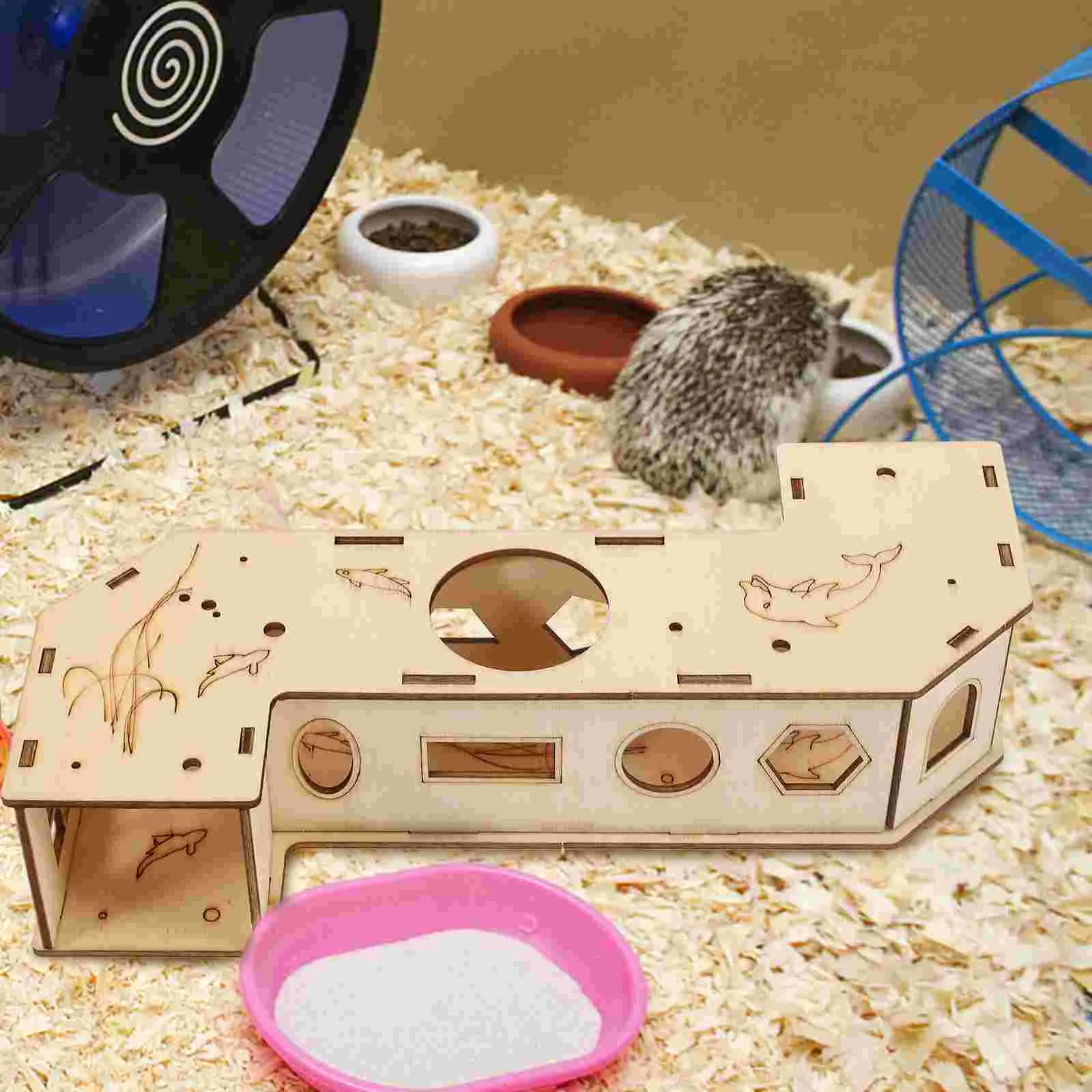 Pet Supplies Hamster Toy Guinea Pig Toys Accessories Tunnel Hideout for Small Animals House