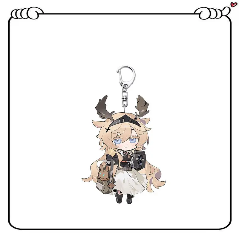 Arknights Keychain Surtr Muelsyse Cosplay Anime Figures Acrylic Key Chain Keyring Backpack Accessories