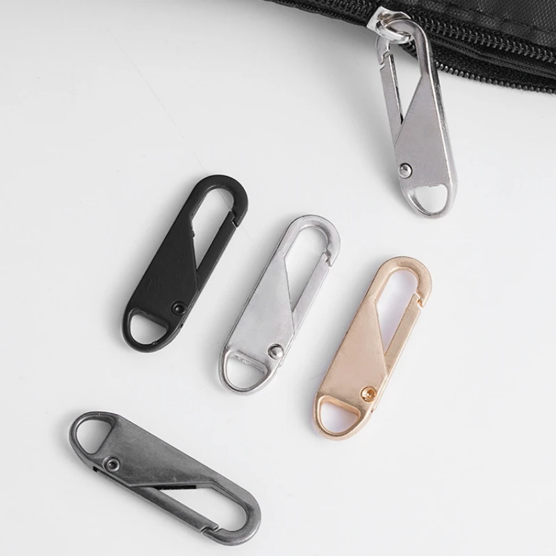 10 Stück Reißverschlussköpfe Universelles Sofort-Reparaturset Ersatz für kaputte Schnallen Reisetasche Koffer Reißverschlusskopf DIY Nähhandwerk – Detail 3