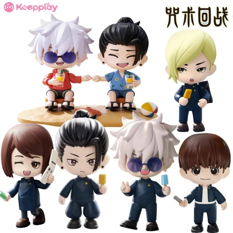

Keeppley Assembles Building Blocks Jujutsu Kaisen Anime Series Gojo Satoru Movable Desktop Model Jewelry Birthday Gift