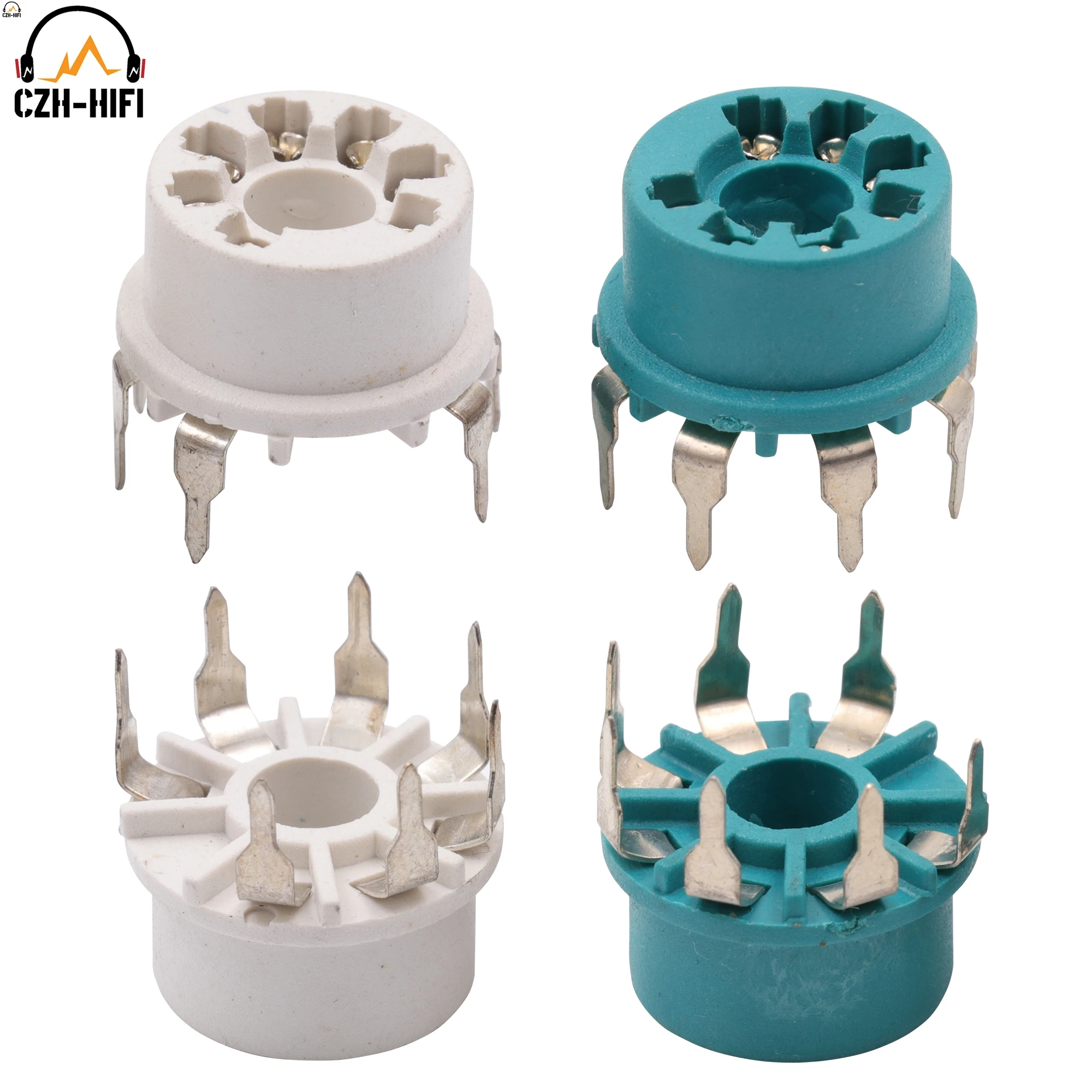 10pcs 7pin Plastic Tube Socket Valve Base for B&W Picture Tube 12AE6 6AT6 6BK6 12AV6 12BU6 6AQ6 6066 Vintage Audio AMP DIY