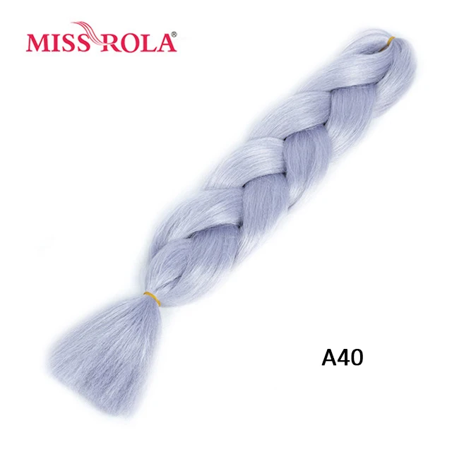 Synthetic Hair Twist Braids Ombre Color For white Women Braiding Hair Extensions Jumbo Braids KaneKalon Hair