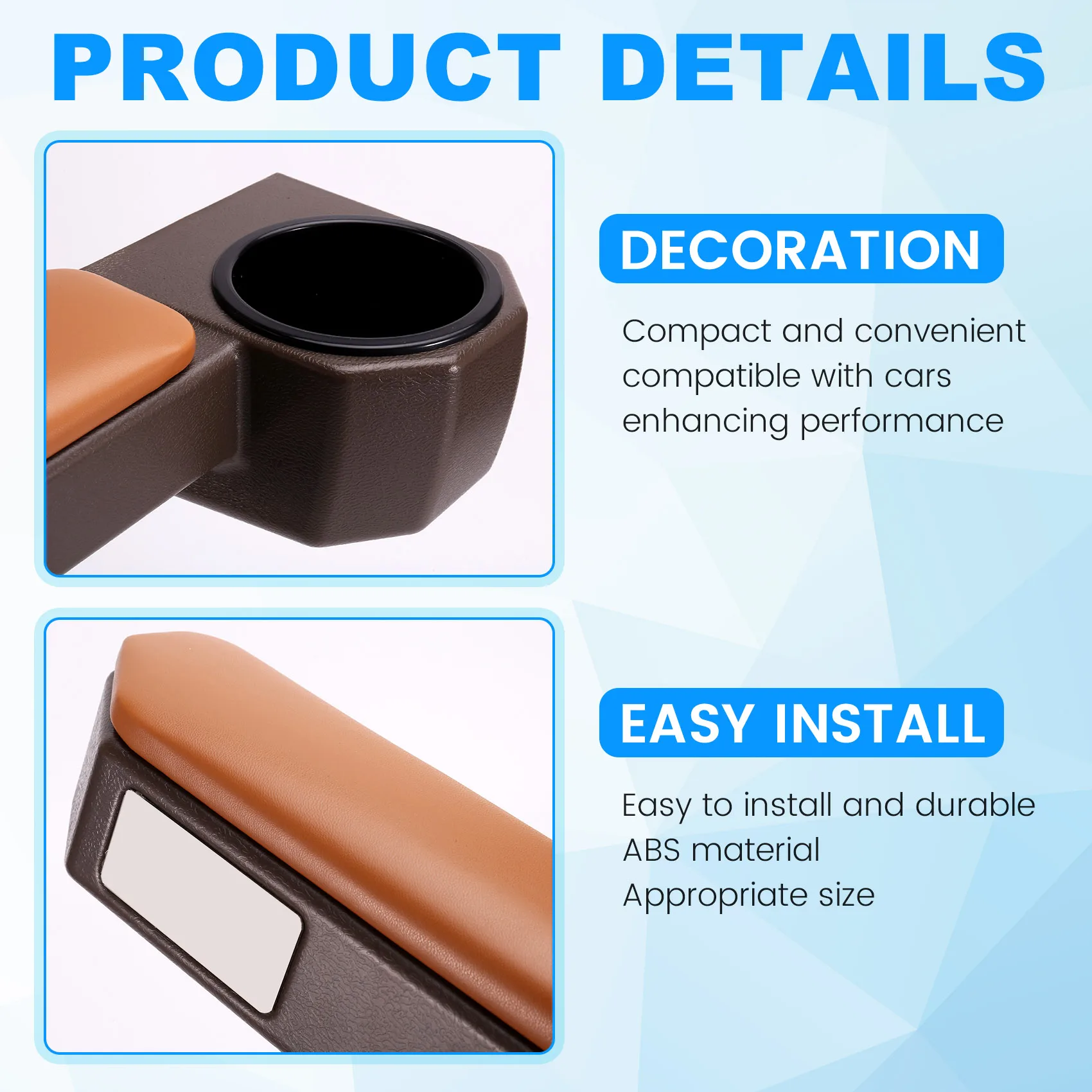 

Sp-For Toyota Land Cruiser 70Series LC70 LC75 LC76 LC78 LC79 Accessories 1Pair Magnet Door Armrest Cup Holder Car Organizer