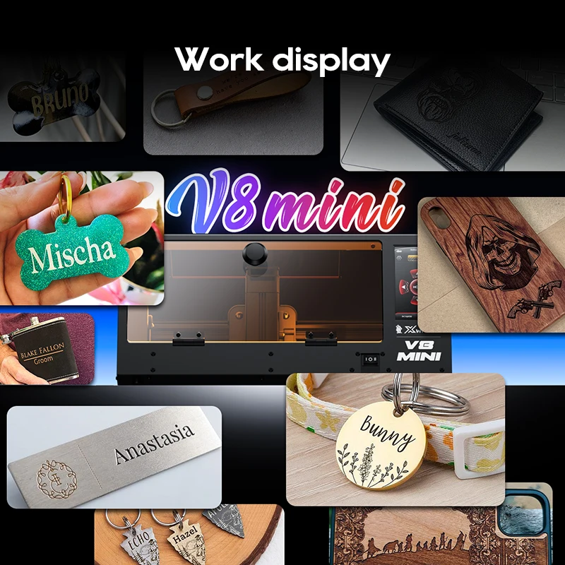 ماكينة شاشة ليزر Xwitzeal V8MINI لهاتف iPhone 8-17 Series حامل شاشة/غطاء خلفي زجاجي/إزالة الكاميرا مع أدوات إصلاح الهاتف #5