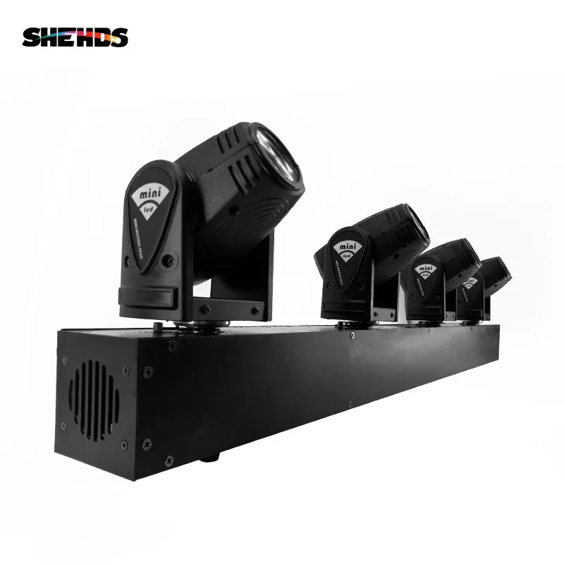 

Shenhe 4-Head Beam Moving Head Strobe Effect Light LED 48W Bar KTV Wedding Stage Lighting Rotating Flash Light