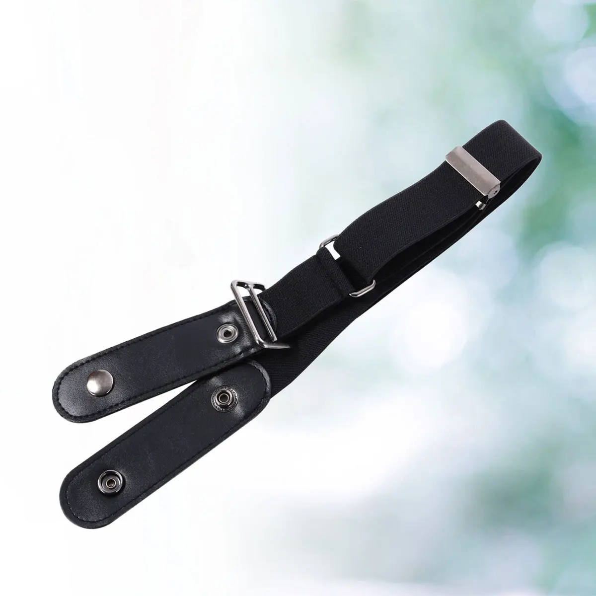 

Lazy Unisex Slim Stretch Invisible Belt No Buckle Easy Snap Thread Flexible Adjuster Lightweight Comfort Belt For Jeans